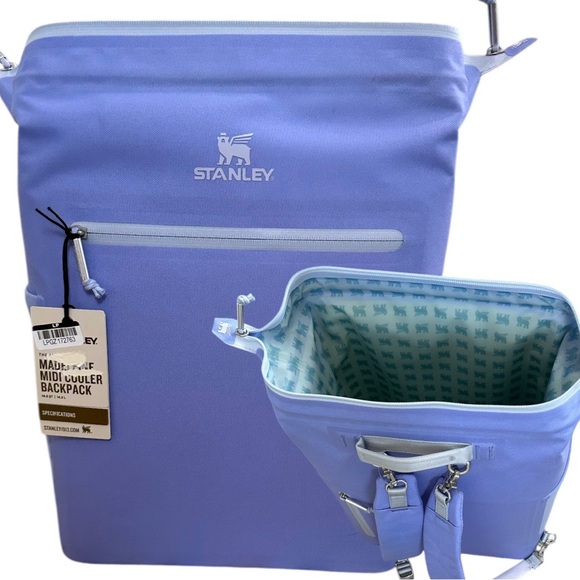 Stanley Purple Backpack with Zipper Pocket